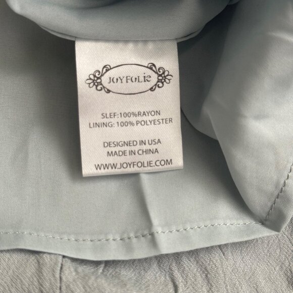 Joyfolie Alizee Light Blue High-Low Ruffle Maxi Skirt Size 7 girls new - Picture 5 of 10